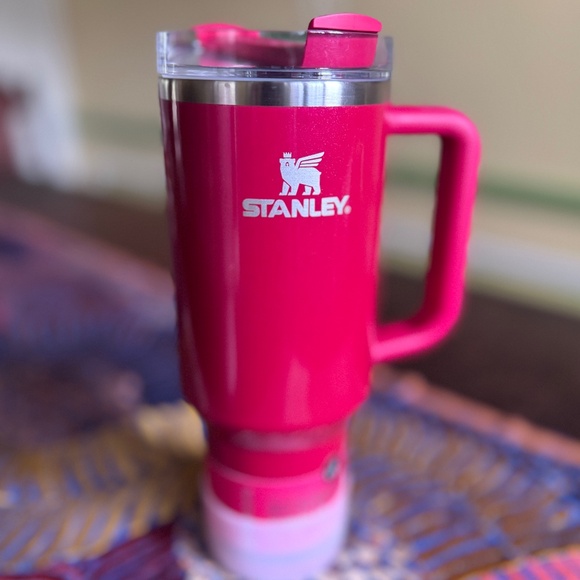 NWoT Stanley Pink Iridescent Quencher H20 Tumbler FlowState Stainless Steel 40OZ - Picture 2 of 7